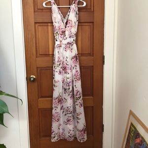 Forever 21 maxi dress pink and purple